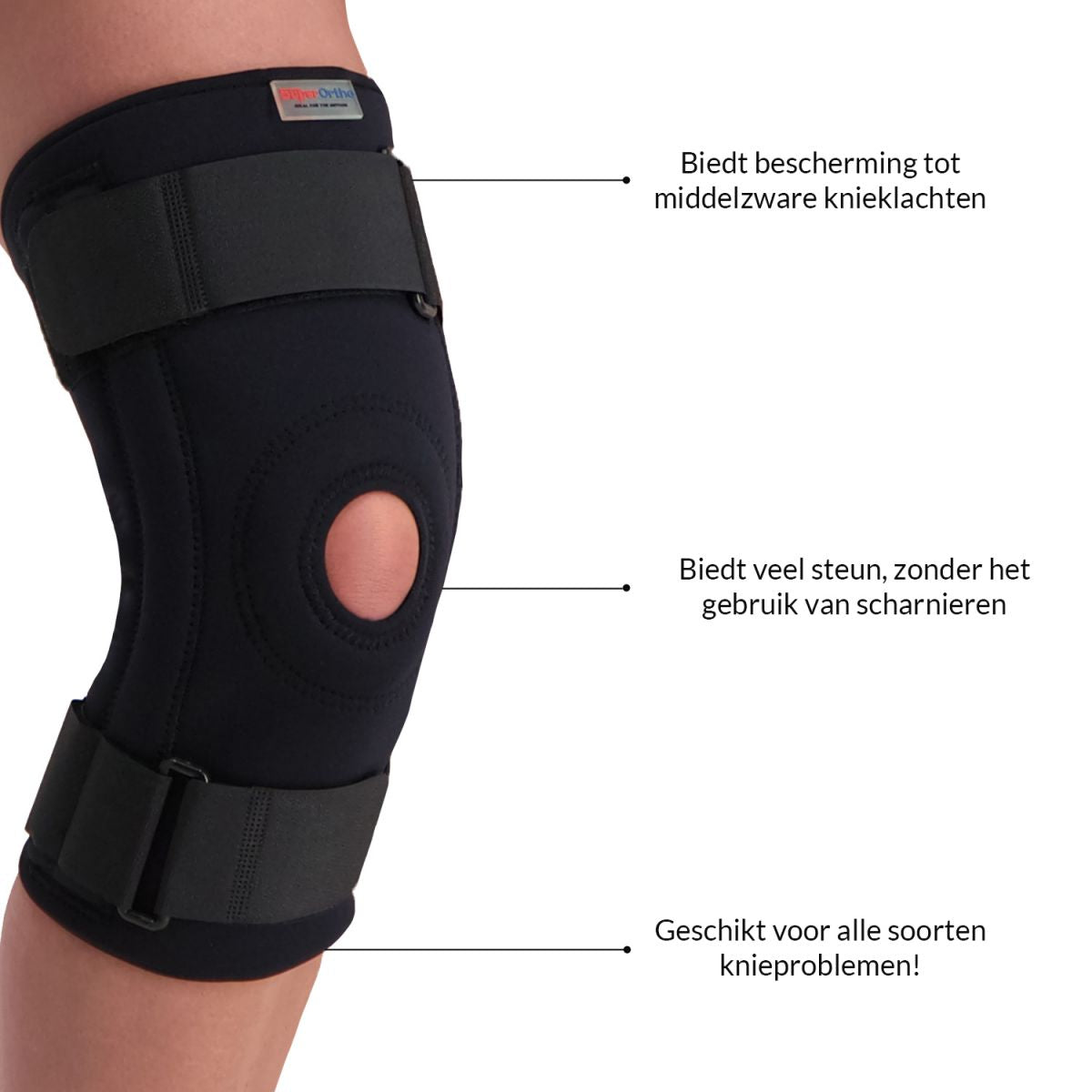 Super Ortho : Kniebrace met baleinen