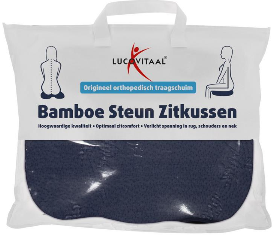 Lucovitaal : Bamboe Steun Zitkussen orthopedisch