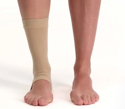 Solelution : Achillespees gel sok - Zwart / Beige (per stuk)