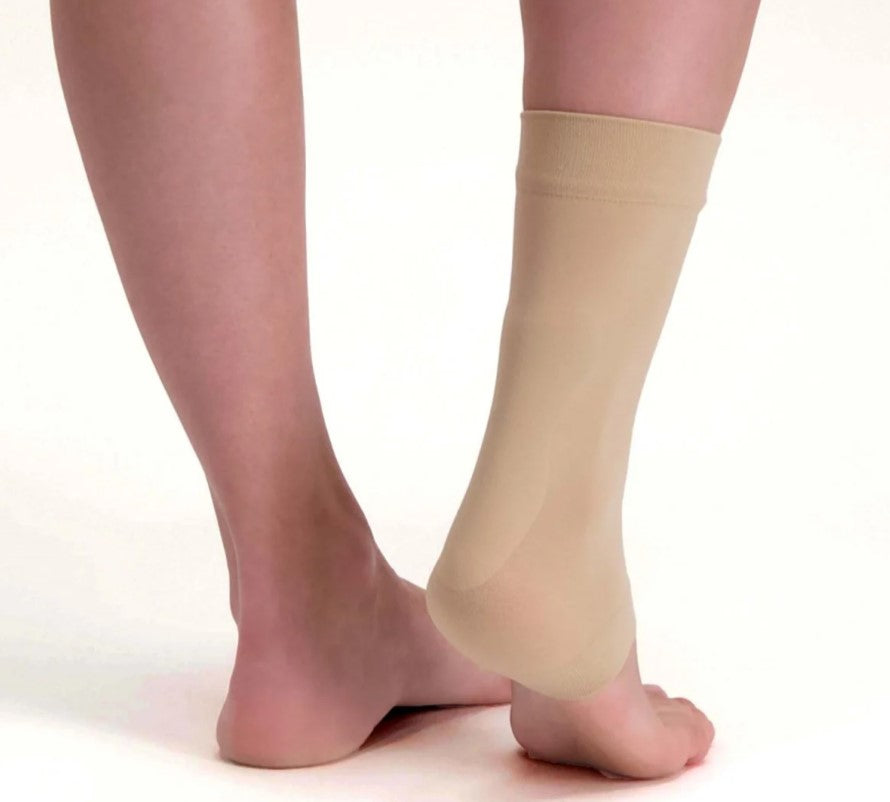 Solelution : Achillespees gel sok - Zwart / Beige (per stuk)