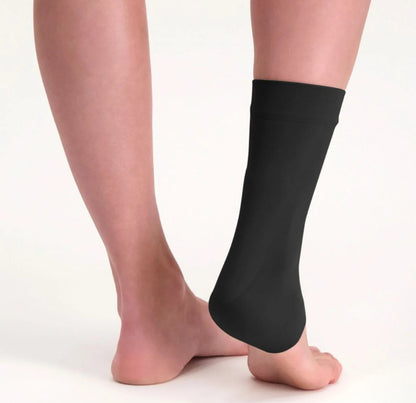 Solelution : Achillespees gel sok - Zwart / Beige (per stuk)