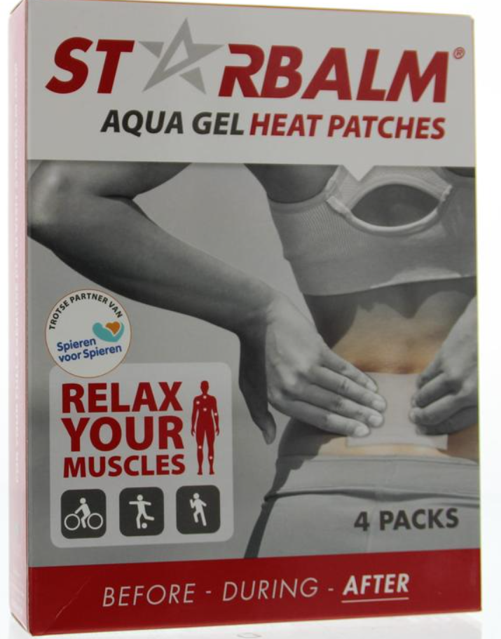 Starbalm : Aquagel warmtepleister 4st